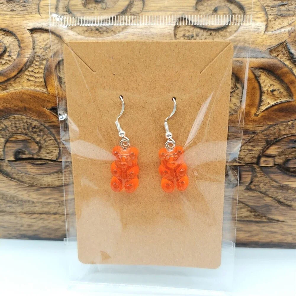 3D Gummy Bear Earrings